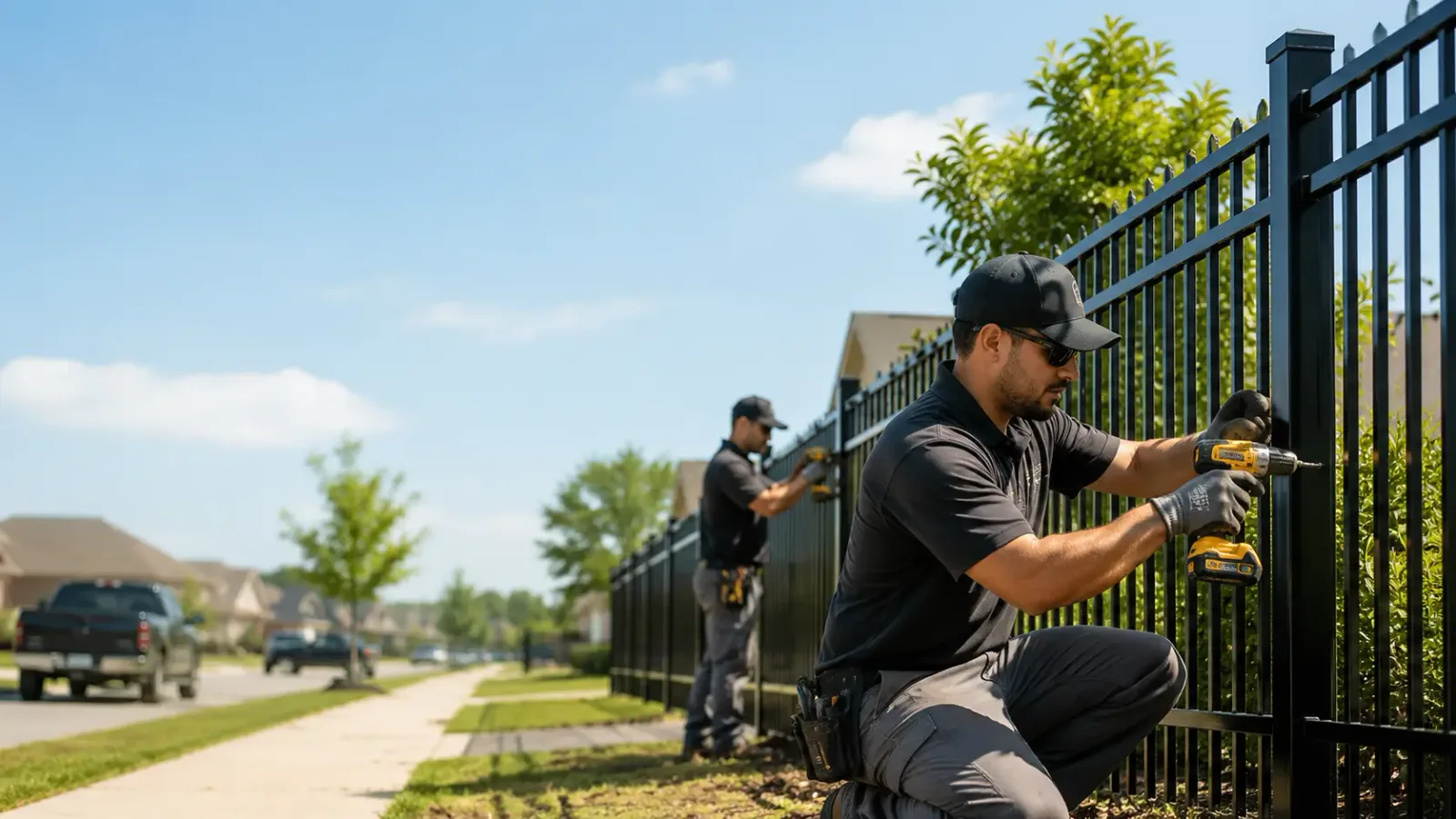 Metal Fence Installation in Russells Point, OH